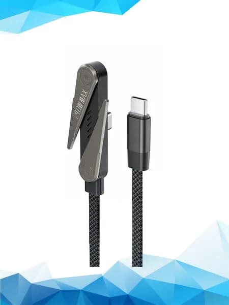 Быстрый кабель Type-C 240W с усиленными разъемами из цинкового сплава, 1 pc