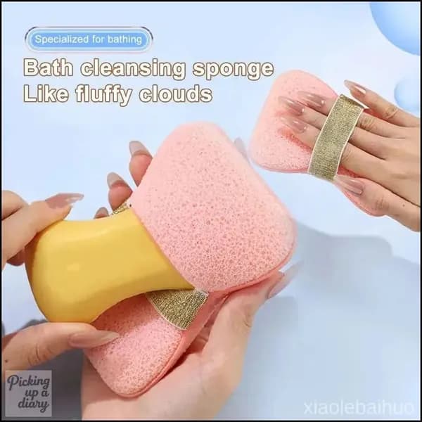 Эксклюзивный мешочекгубка с мылом для ванн