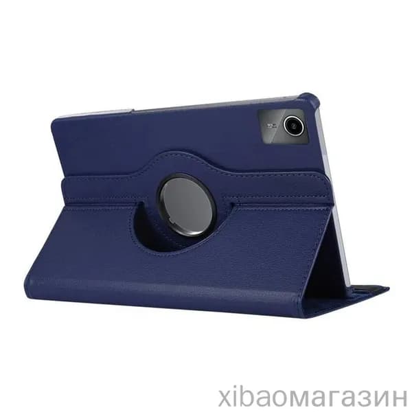 Противоударный защитный чехол для планшета Lenovo Xiaoxin Pad (2025) 11 дюймов, поддерживает вращение на 360 градусов и поставляется в кожаном чехле.