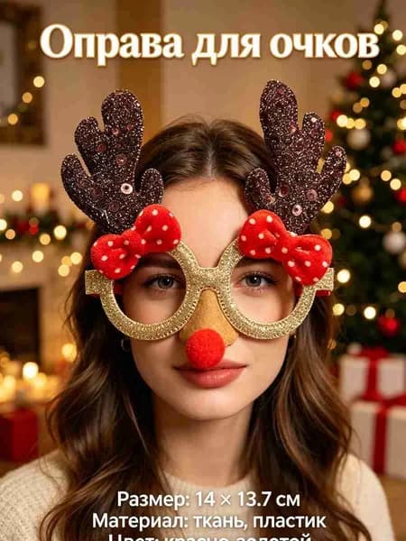 Оправа для очков, рождественские украшения для очков,Christmas,1 шт