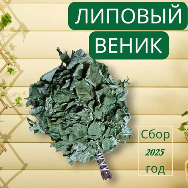 Веник для бани Липовый, 1 шт.