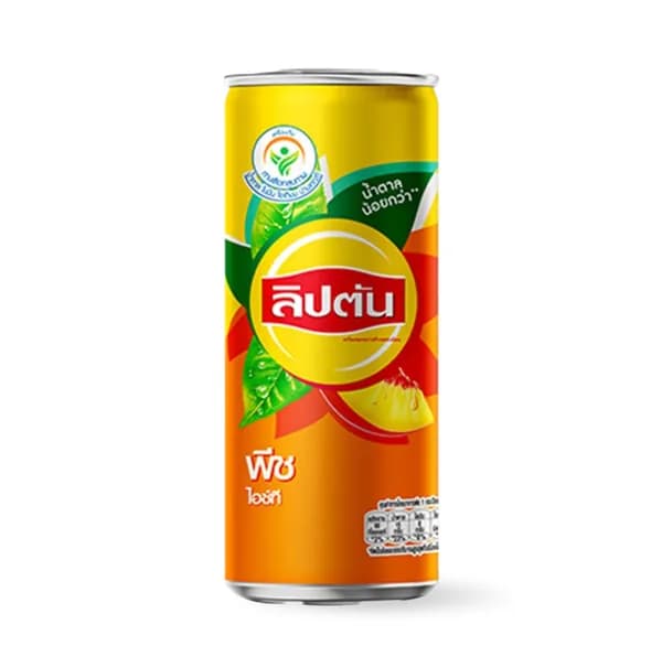 Холодный чёрный чай Ice Tea Peach со вкусом персика, Lipton, 0.245 л, Таиланд