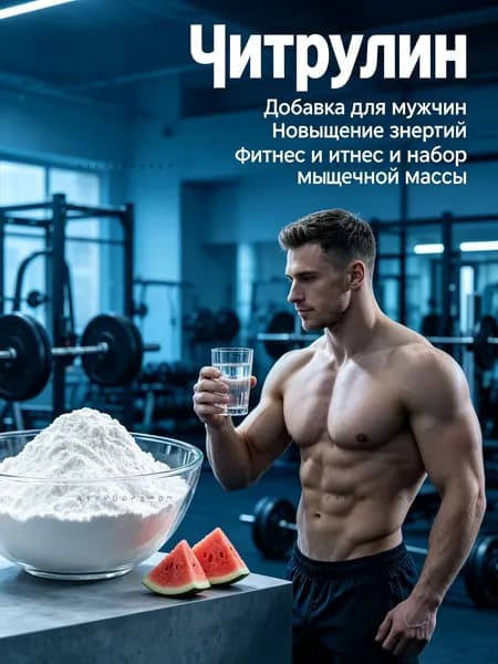 300г Цитрулин/спортивная добавка для набора мышечной массы, повышение энергии для мужчин/спортивное питание для роста мышц и снижения усталости после нагрузок