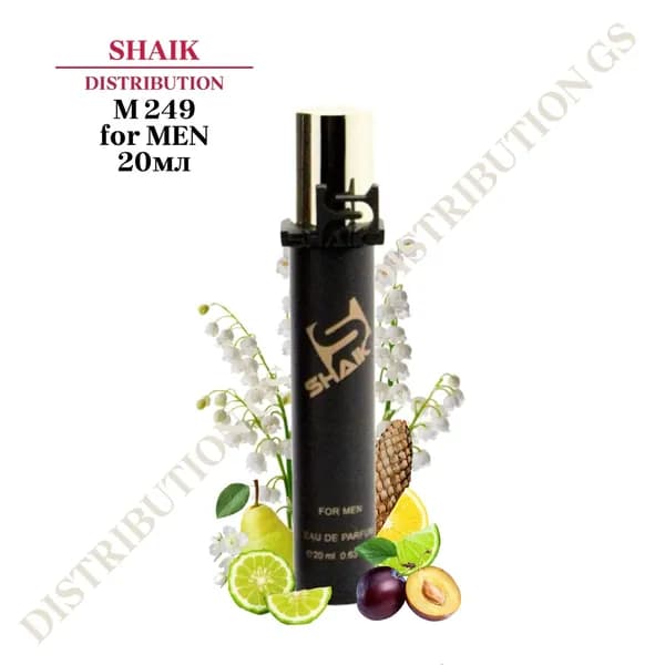 SHAIK PARIS M 249 Chypre Fruity Парфюмерная вода 20мл Мужская