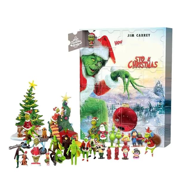 Календарь Адвента Гринч с сюрпризами, 24 фигурки