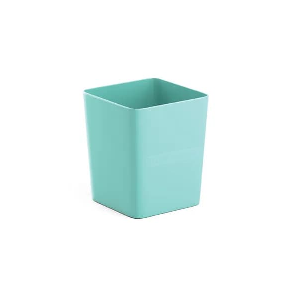 Подставка для канцелярских принадлежностей Erich Krause "Base", Pastel Mint, 1 отдел, 220х180х80 мм, пластик (53686)