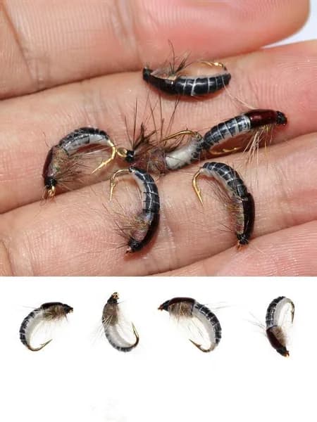 6 шт./кор. летающие насекомые Scud Fly искусственная рыболовная приманка рыболовные снасти