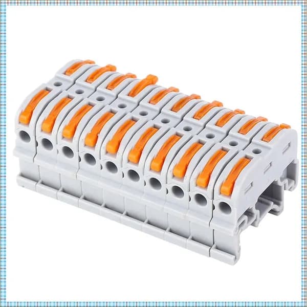 Wire Fast Connectors, простой и надежный терминал, для проводов 0.2-4mm , компактный и удобный в использовании Серый