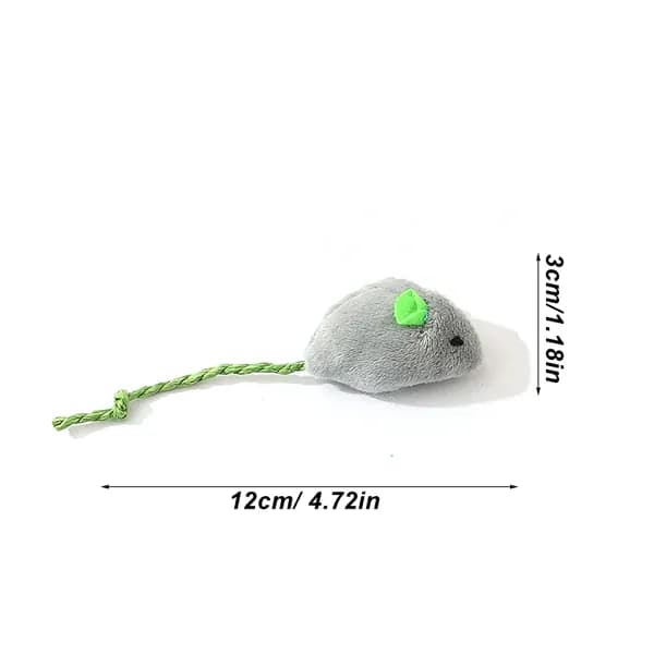 Игрушки для кошек с кошачьей мятой,интерактивная мышка,1 шт