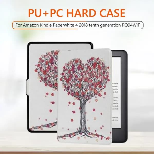 Чехол-бумажник для Kindle Paperwhite 4 (2018, 10-го поколения), матовый ПУ+ПК, дизайн №35