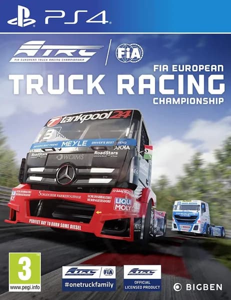 Игра FIA European Truck Racing Championship PS4 Диск на PS 4