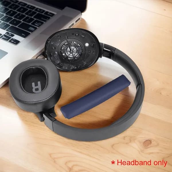 Амортизирующие накладки на дужку для наушников JBL TUNE 700BT, 710BT, 700BTNC, 750BT, 760BTNC, синие