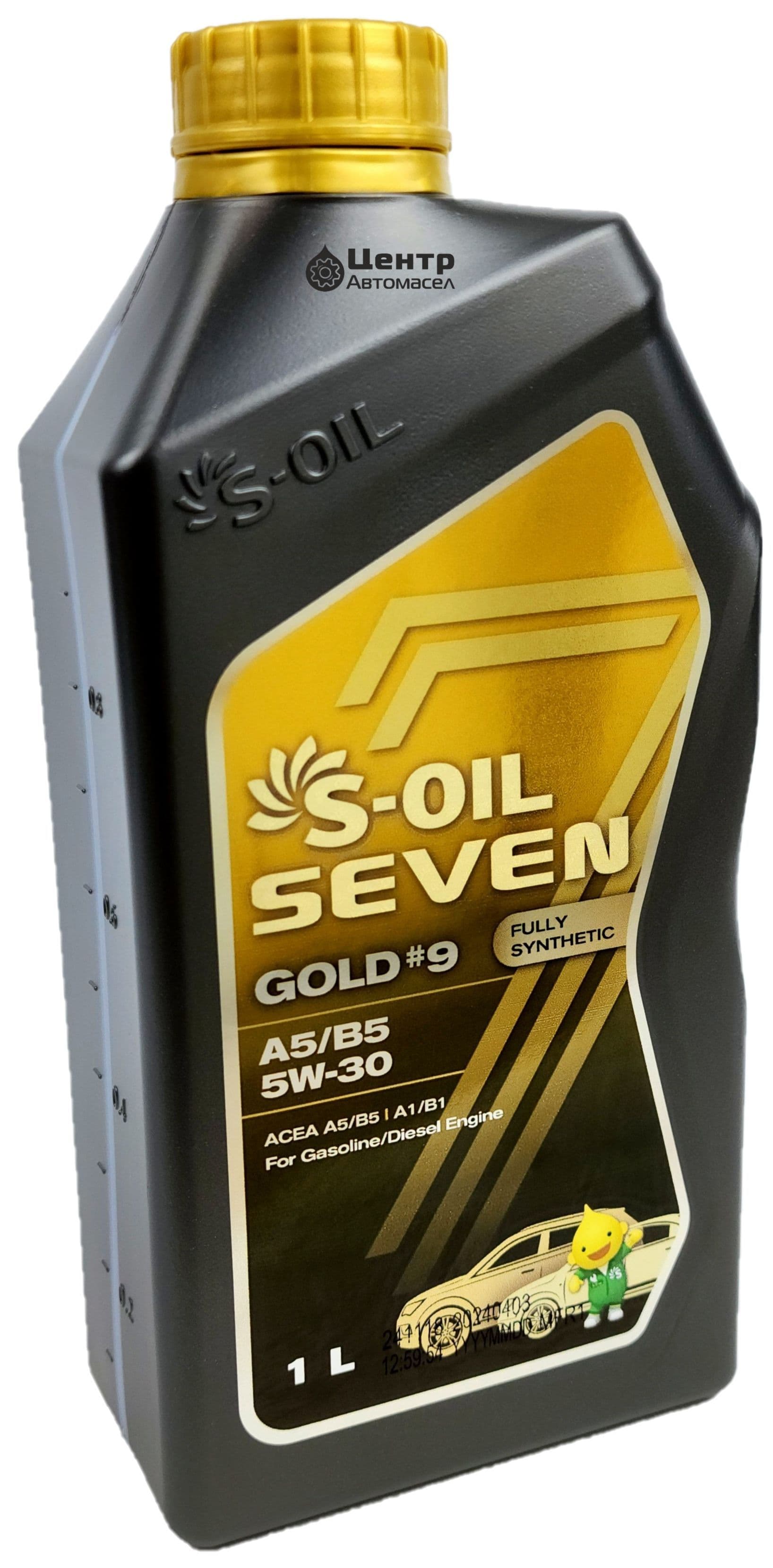 S-OIL SEVEN GOLD #9 A5/B5 5W-30 Масло моторное, Синтетическое, 1 л