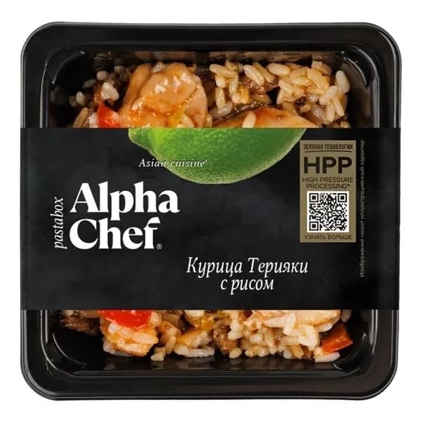 Курица AlphaChef Терияки с рисом 200 г