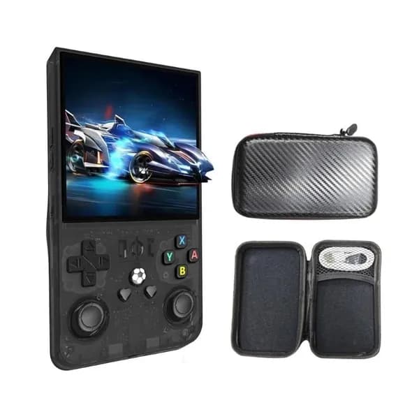 Портативная игровая консоль с 4-дюймовым экраном, Полностью черный