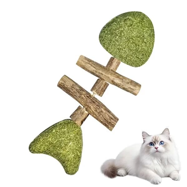 Игрушка для животных,Имитация коренных зубов, устойчивая к укусам игрушка для кошек, голова из рыбьей кости