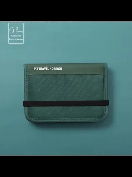 RFID-кошелек POTRAVEL.DESIGN для паспорта и карт Темно-зеле