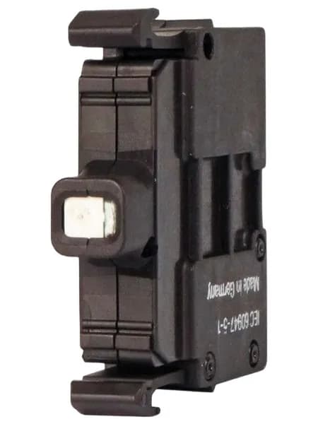 M22-LED230-R Eaton, Светодиод с винтовым Зажимом 85-264В (АС), 5-15А, крепление спереди, цвет красный.