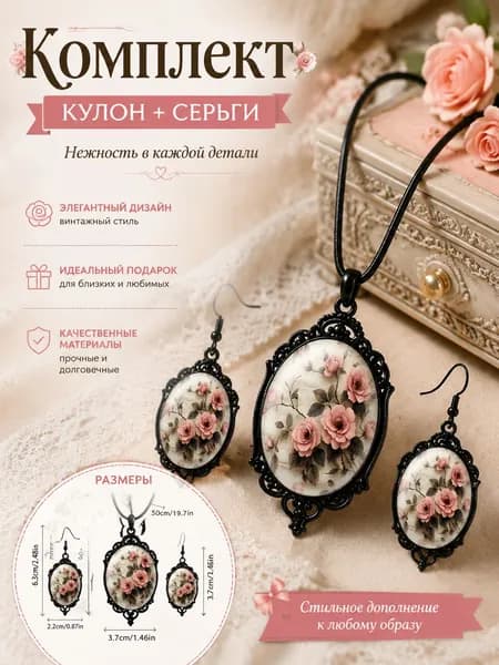 Колье С подвесками