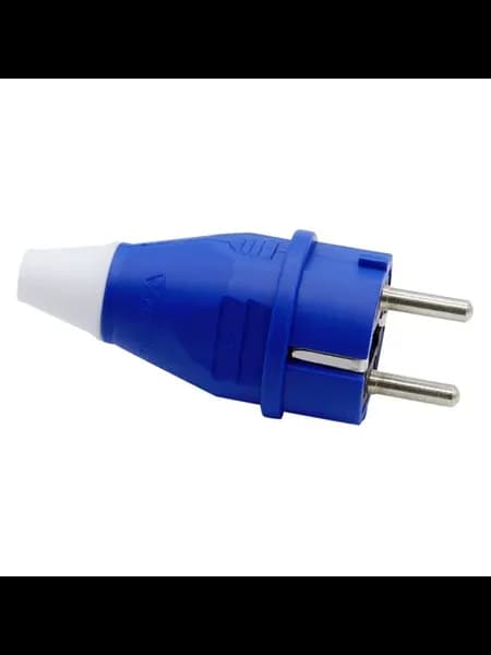 Вилка ЕС 16A 250V 2-контактная электронная Разъем