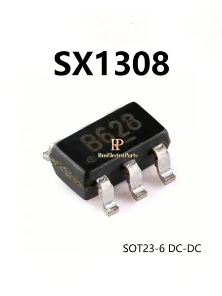 10 шт. SX1308 OT23-6 Микросхема DC-DC повышающего преобразователя