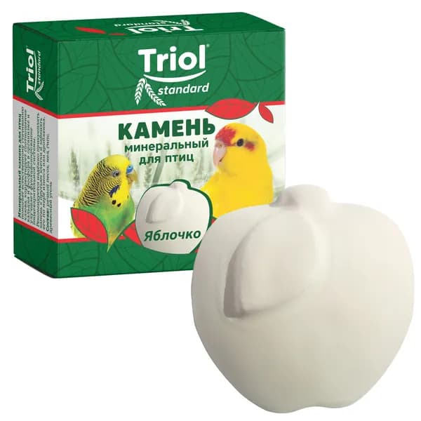 Минеральный камень для попугаев и других птиц "Яблочко" Triol, 30г