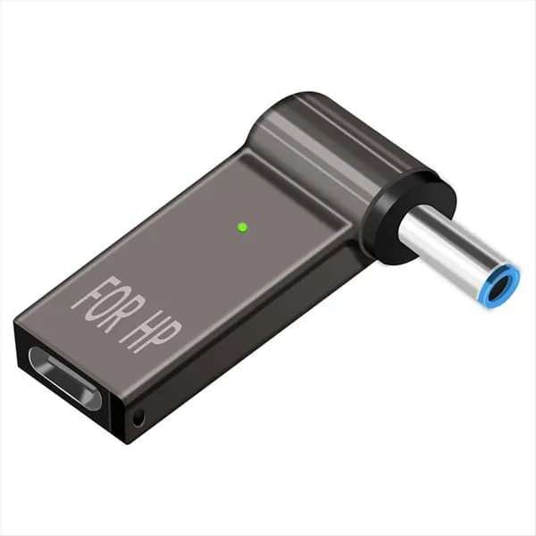 K2 Адаптер для зарядки ноутбука USB C на 4,5 мм, гнездовой, штекерный, DC 4,5x3 мм, конвертер с разъемом Barrel Jack, зарядное устройство 100 Вт PDOZY2