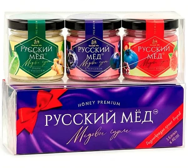 Подарочный набор ассорти "Русский мёд" 40мл (3шт)