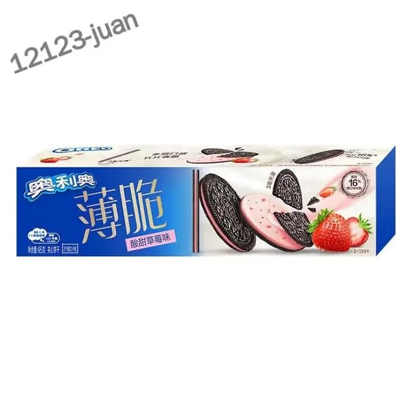 Новый продукт Oreo - хрустящее печенье для сэндвичей, коробка 95 г, ультратонкое печенье, послеобеденный чай, повседневные закуски Луна