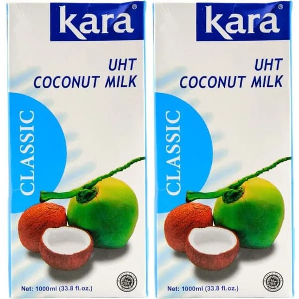 Растительный напиток кокосовый Kara Classic 17% 1 л, набор: 2 штуки