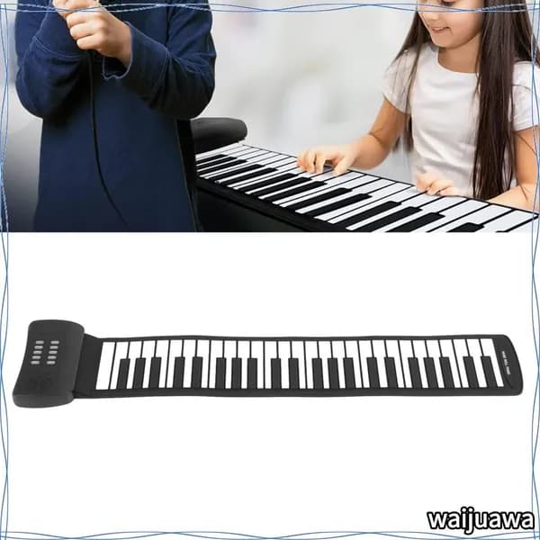 Hand Roll Piano, Безопасный и легкий в использовании инструмент с записями для музыкантов всех возрастов PM49