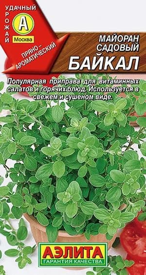 Семена Майоран садовый Байкал (0,1г) - Аэлита