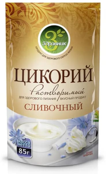 Цикорий Здравник Сливочный растворимый, 85г