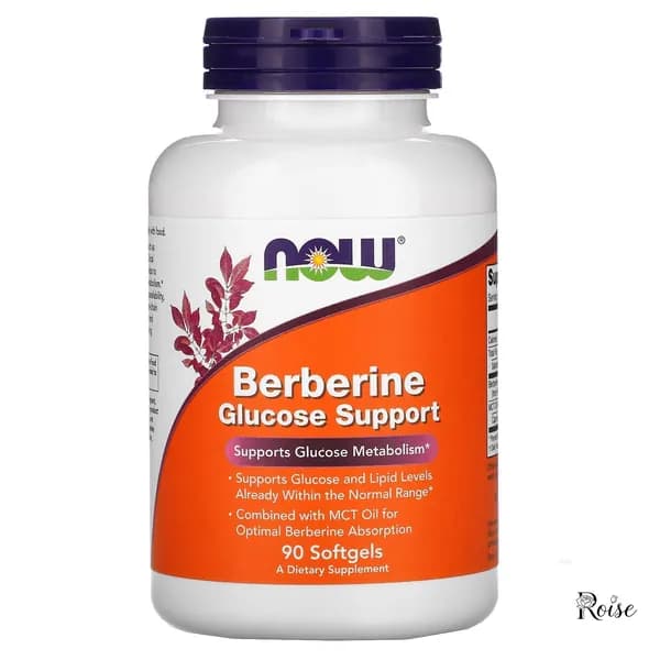Берберин, каприловая кислота Berberine Glucose Support, 90 гелиевых капсул