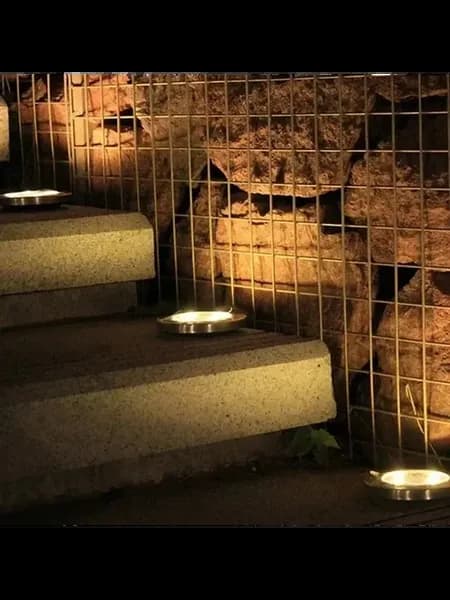 Солнечные светильники для сада 4шт, теплый свет 20LED