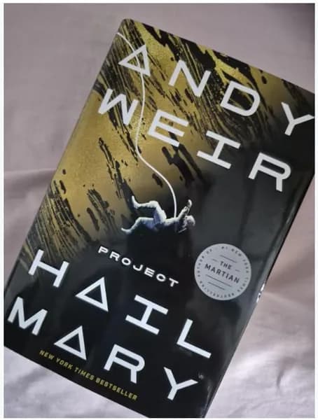 Andy Weir Project Hail Mary Science Fiction Book from Author of The Martian