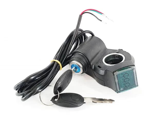 Замок зажигания с вольтметром для электросамоката Kugoo М4/М4Pro/МахSpeed/G-Booster