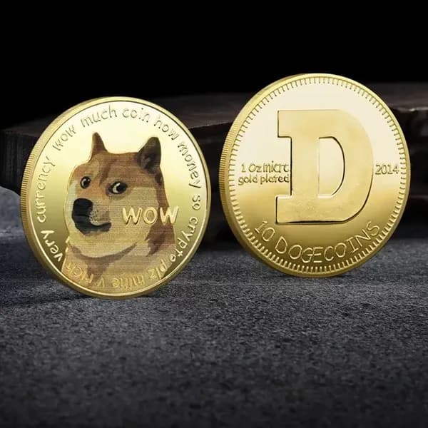 сувенирная монета DOGECOIN