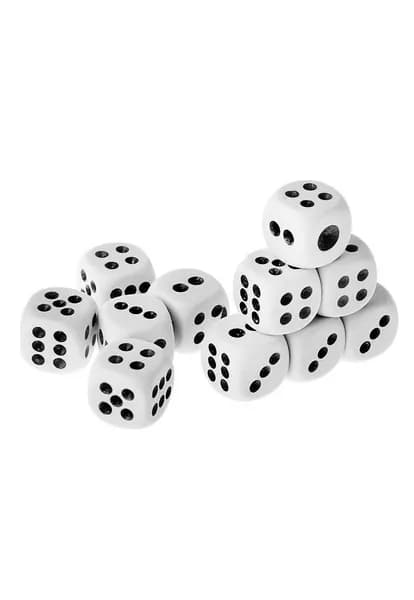 Кубик игровой, зарик 10шт