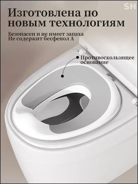 Сиденье для унитаза детское премиум, накладкагоршок качественная