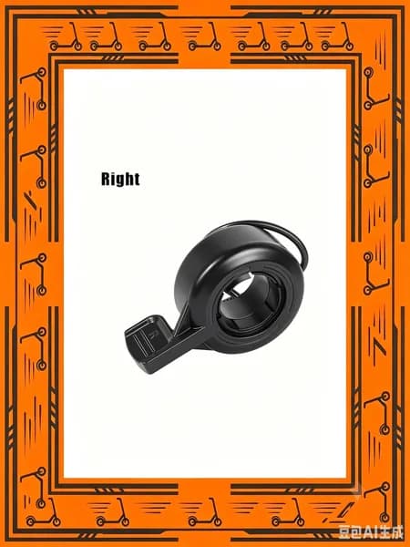 Контроллер акселератора/тормоза Qingmai QMWHEEL X8 Pro, пластик, чёрный, 30г, лёгкий, удобный