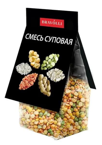 Bravolli Крупа Смесь суповая, 350 г /