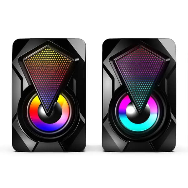 RGB-колонки X2 для ПК с подсветкой и усилителем низких частот