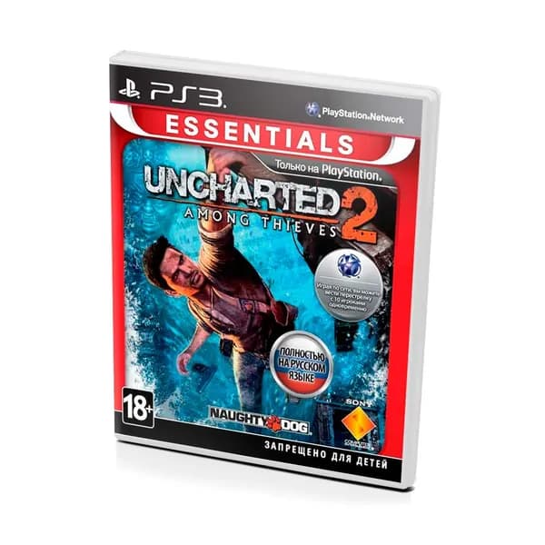 Игра Uncharted 2 Among Thieves Essentials (PlayStation 3, Русская версия)