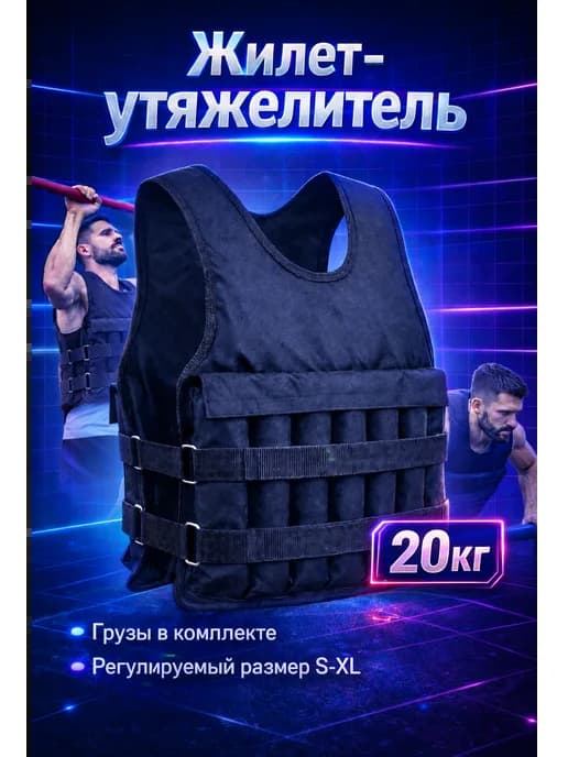 Жилет утяжелитель 20 кг