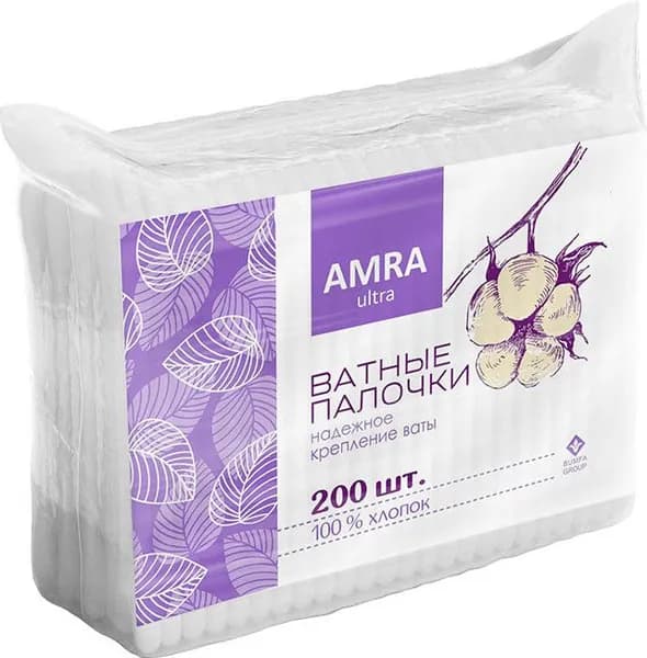 Amra Ватные палочки, 100 шт.