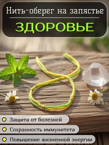 Нить-оберег "На страже здоровья"