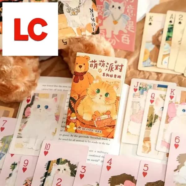 Игральные карты "Милые питомцы" с кошками и собаками
