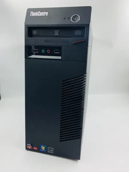 Lenovo Системный блок леново (AMD A10-7800, RAM 8 ГБ, HDD 500 ГБ, AMD Radeon R7, Без ОС), 1, черно-серый