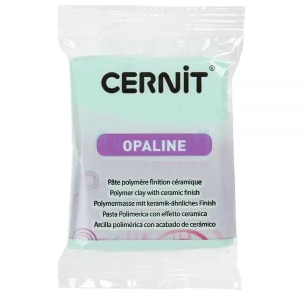 Полимерная глина Cernit Opaline 640 цвет зеленая мята 56 гр.